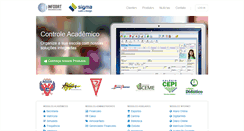 Desktop Screenshot of infodat-aju.com.br